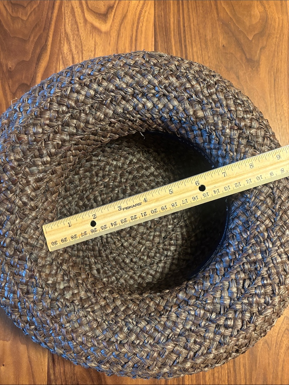 Helen Kaminski Handmade in Madagascar Woven Raffia Sun Hat - Natural Brown - Picture 6 of 8